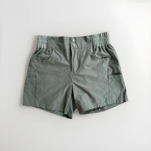 Viodia Women's M Hiking Golf Shorts Pockets High Waist Stretch Cargo 4.5" Inseam